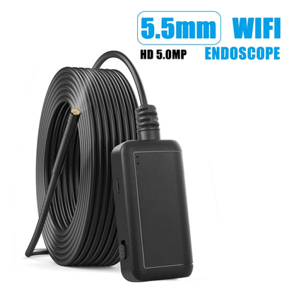 F220 5.5mm HD 5.0MP WIFI Endoscope Inspection Camera with 6 LEDs, Length: 2m -  by PMC Jewellery | Online Shopping South Africa | PMC Jewellery | Buy Now Pay Later Mobicred