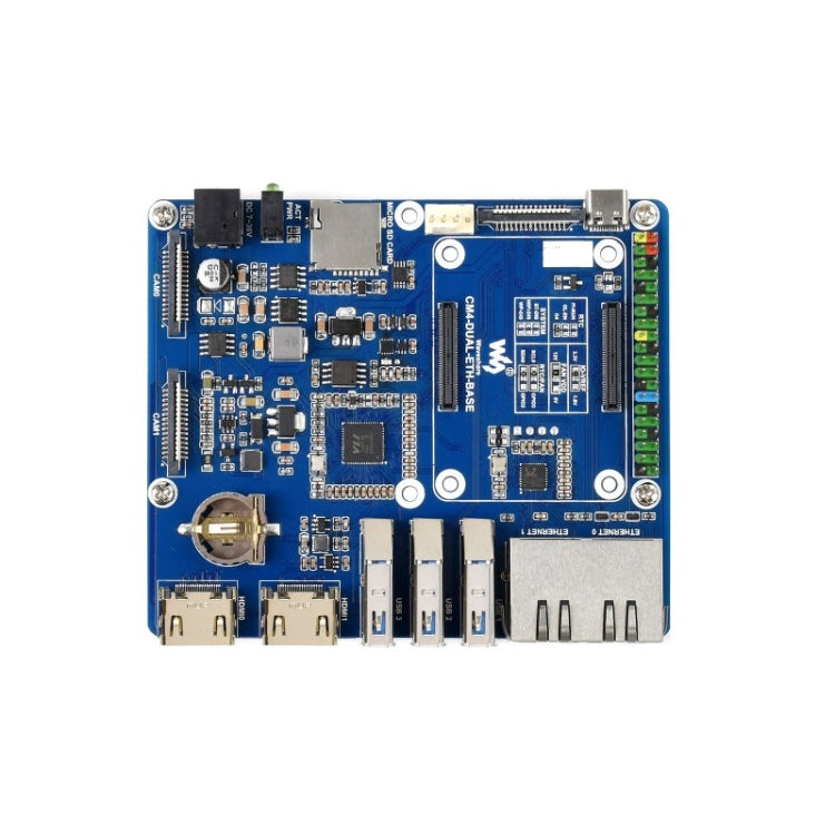 Waveshare Compute Module Dual Gigabit Ethernet Base Board for Raspberry Pi CM4 - free shipping - PMC Jewellery - Order now!