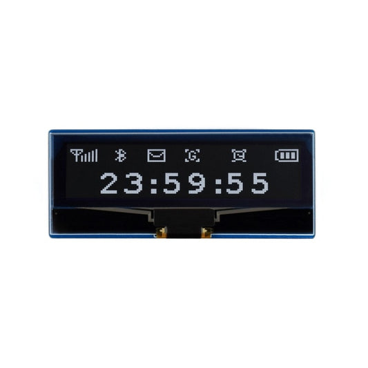 WAVESHARE 128 x 32 Pixel 2.23 inch OLED Display Module for Raspberry Pi Pico, SPI/I2C - Modules Expansions Accessories by WAVESHARE | Online Shopping South Africa | PMC Jewellery | Buy Now Pay Later Mobicred