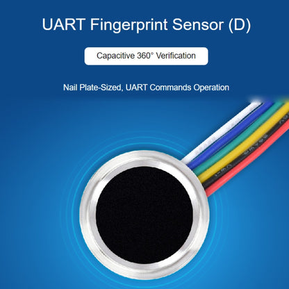 Waveshare Round UART Capacitive Fingerprint Sensor - Modules Expansions Accessories by WAVESHARE | Online Shopping South Africa | PMC Jewellery | Buy Now Pay Later Mobicred