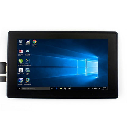 WAVESHARE 7inch HDMI LCD (H) IPS 1024x600 Capacitive Touch Screen with Toughened Glass Cover, Supports Multi mini-PCs Multi Systems - LCD & LED Display Module by PMC Jewellery | Online Shopping South Africa | PMC Jewellery | Buy Now Pay Later Mobicred