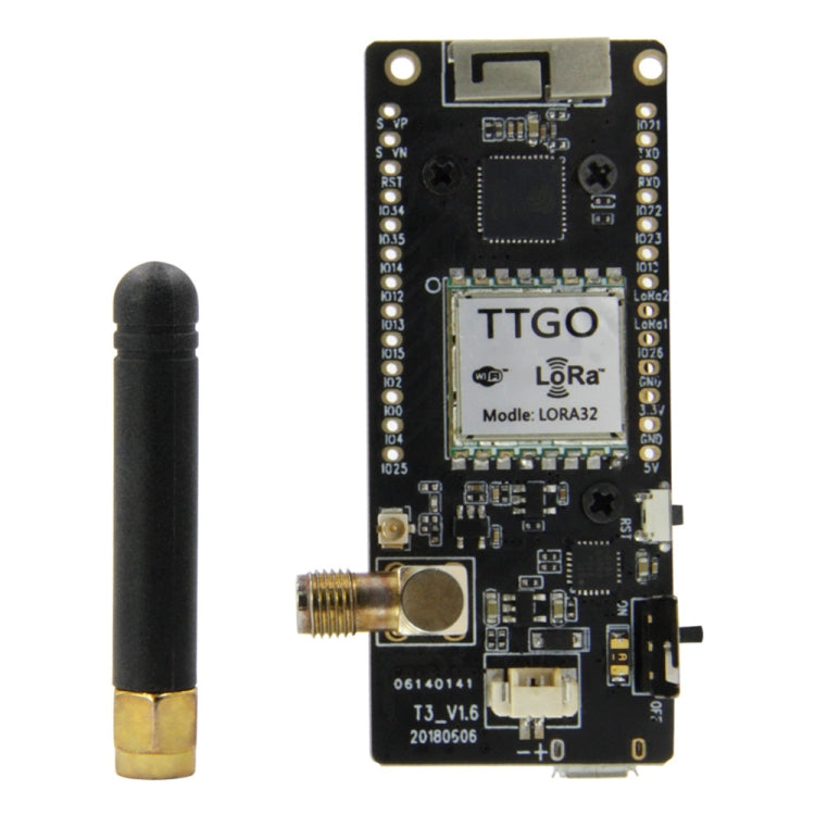 TTGO LORA32 V2.1 ESP32 0.96 inch OLED Bluetooth WiFi Wireless Module 868MHz SMA IP5306 Module with Antenna - Module by TTGO | Online Shopping South Africa | PMC Jewellery