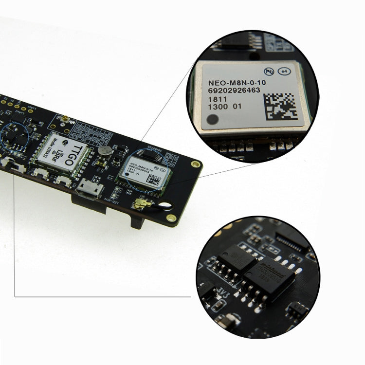 TTGO T-Beam ESP32 Bluetooth WiFi Module 433MHz GPS NEO-M8N LORA 32 Module with Antenna & 18650 Battery Holder - Module by TTGO | Online Shopping South Africa | PMC Jewellery | Buy Now Pay Later Mobicred