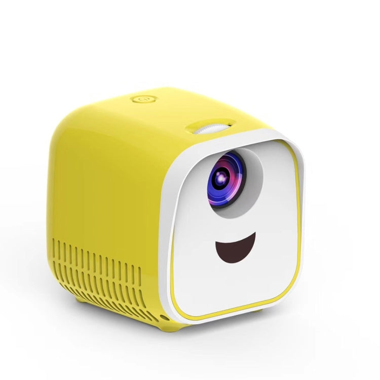 L1 Children Projector Mini LED Portable Home Speaker Projector, AU Plug(Yellow) - LED Projector by PMC Jewellery | Online Shopping South Africa | PMC Jewellery | Buy Now Pay Later Mobicred