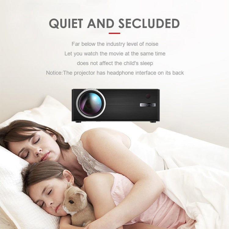 Cheerlux C7 1800 Lumens 800 x 480 720P 1080P HD WiFi Smart Projector, Support HDMI / USB / VGA / AV(Black) - LED Projector by Cheerlux | Online Shopping South Africa | PMC Jewellery | Buy Now Pay Later Mobicred