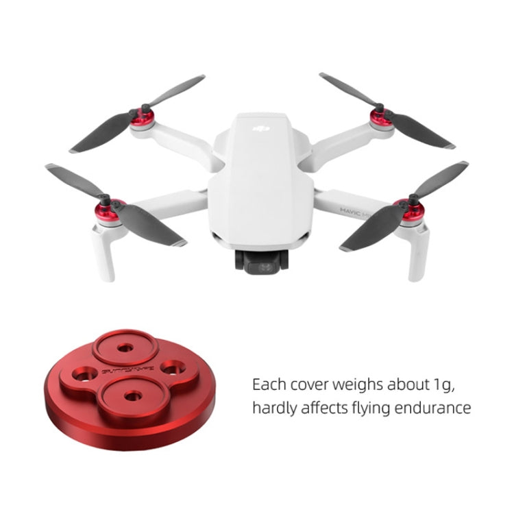 4 PCS Sunnylife Motor Metal Protection Cover for DJI Mavic Mini 1 / Mini 4K / DJI Mini 2 SE(Black) - Other by Sunnylife | Online Shopping South Africa | PMC TechLife | Buy Now Pay Later Mobicred