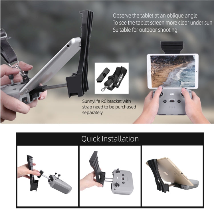 Sunnylife AIR2-Q9293 Remote Control Plate Extension Bracket for DJI Mavic Air 2 - Others by Sunnylife | Online Shopping South Africa | PMC Jewellery | Buy Now Pay Later Mobicred
