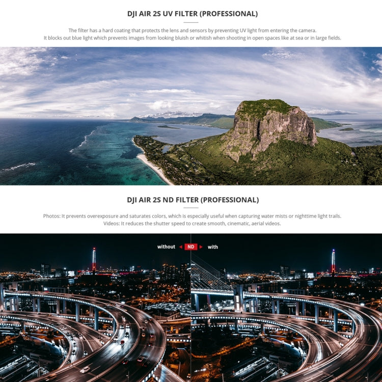 PGYTECH  P-16B-060 UV Lens Filter for DJI Air 2S - free shipping - PMC TechLife - Order now!