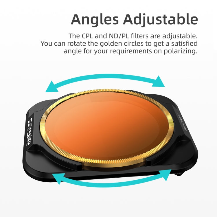 Sunnylife A2S-FI9345 3 in 1 CPL+ND8+ND16 Lens Filter for DJI Air 2S - free shipping - PMC TechLife - Order now!