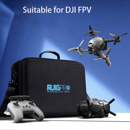 RUIGPRO for DJI FPV Portable Single Shoulder Storage Box Case Travel Carrying Bag(Black) - Case & Bags by RUIGPRO | Online Shopping South Africa | PMC Jewellery | Buy Now Pay Later Mobicred