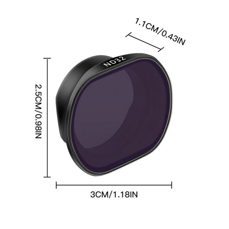 RCSTQ 4 in 1 ND4+ND8+ND16+ND32 Drone Lens Filter for DJI FPV - Lens Accessories by RCSTQ | Online Shopping South Africa | PMC Jewellery | Buy Now Pay Later Mobicred