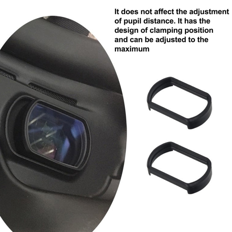 RCSTQ 2 PCS 400 Degree Myopia Glasses Lens Vision Correction Aspherical Lens for DJI FPV Goggles V2 - Lens Accessories by RCSTQ | Online Shopping South Africa | PMC Jewellery | Buy Now Pay Later Mobicred