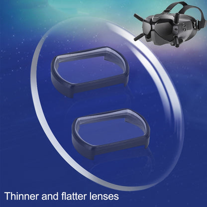 RCSTQ 2 PCS 400 Degree Myopia Glasses Lens Vision Correction Aspherical Lens for DJI FPV Goggles V2 - Lens Accessories by RCSTQ | Online Shopping South Africa | PMC Jewellery | Buy Now Pay Later Mobicred