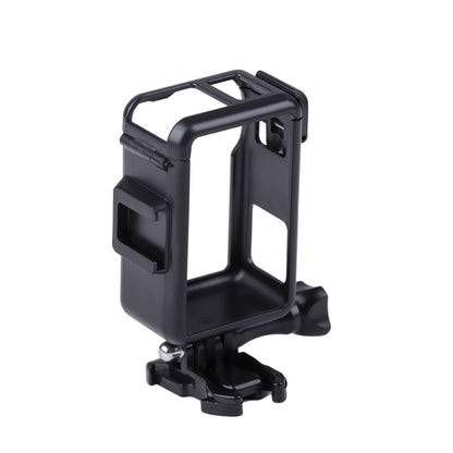 For DJI Osmo Action 3 Vertical Plastic Protective Frame Cage with Cold Shoes (Black) -  by PMC Jewellery | Online Shopping South Africa | PMC Jewellery | Buy Now Pay Later Mobicred