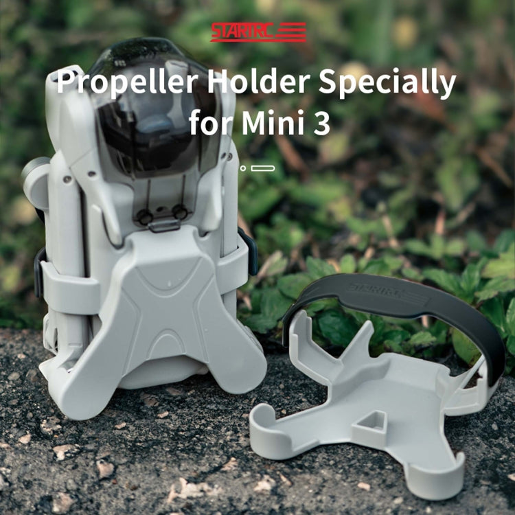 STARTRC Blade Holder ABS Silicone Fixed Propeller Fixer Guard for DJI Mini 3 (Grey) - DIY Propeller by STARTRC | Online Shopping South Africa | PMC Jewellery | Buy Now Pay Later Mobicred