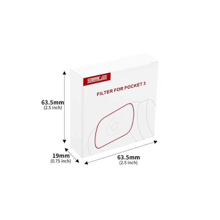 For DJI OSMO Pocket 3 STARTRC UV Lens Filter - Lens Accessories by STARTRC | Online Shopping South Africa | PMC TechLife | Buy Now Pay Later Mobicred