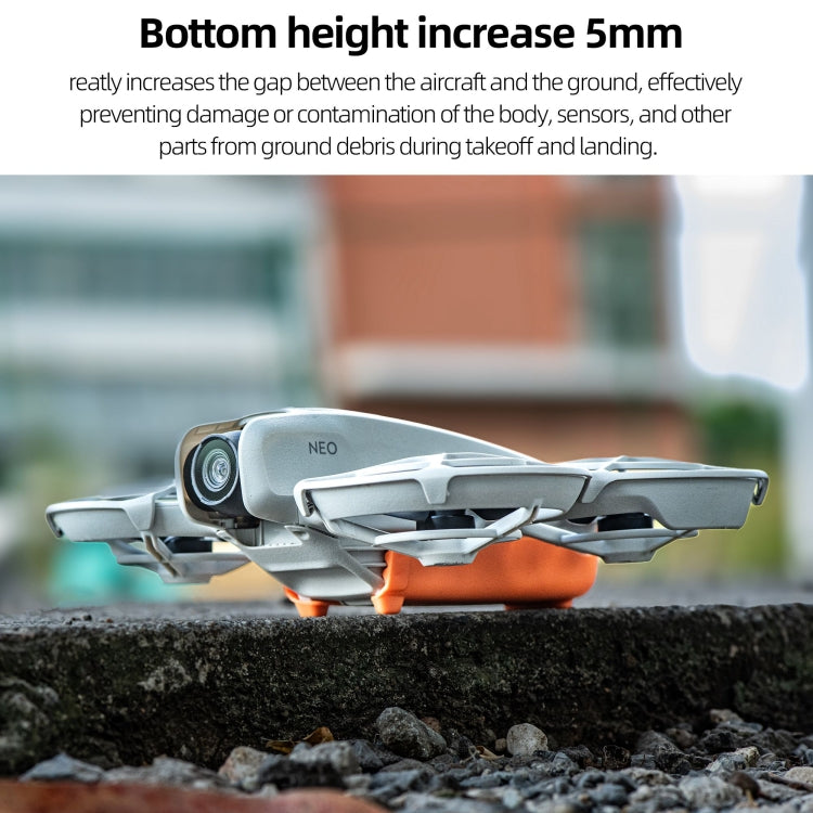 For DJI Neo STARTR Drone Battery Cover Landing Gear Holder (Orange) - free shipping - PMC TechLife - Order now!