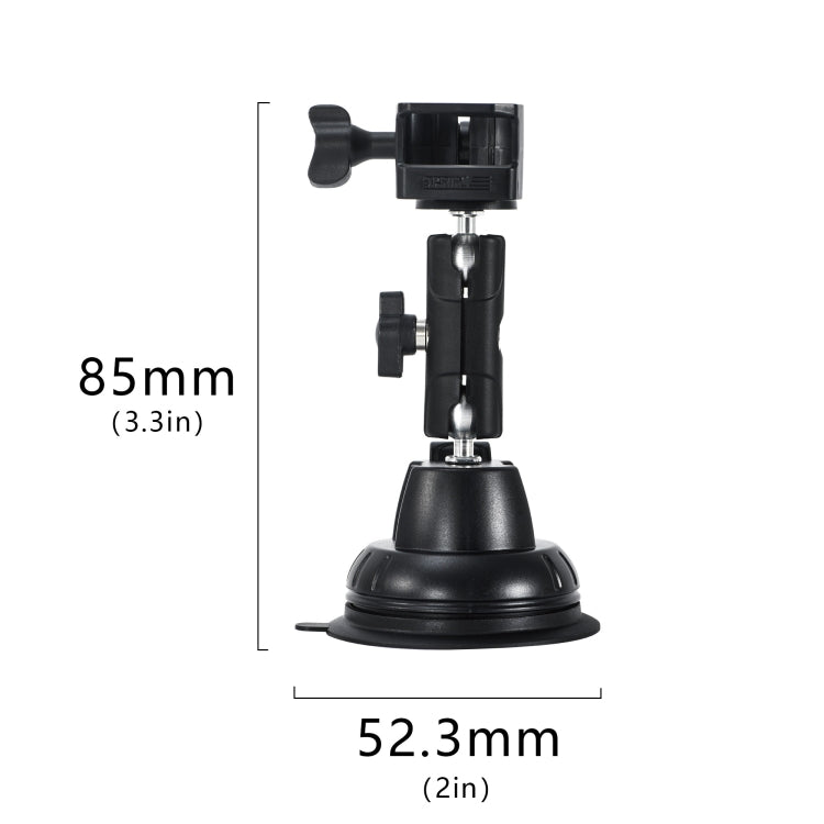For DJI OSMO Pocket 3 STARTRC Suction Cup Holder Expansion Adapter Bracket (Black) - free shipping - PMC TechLife - Order now!