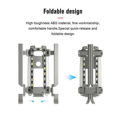 STARTRC LED Light Folding Anti-fall Heightened Landing Gear Training Rack for DJI Air 2S (Grey) - Holder Series by STARTRC | Online Shopping South Africa | PMC Jewellery | Buy Now Pay Later Mobicred