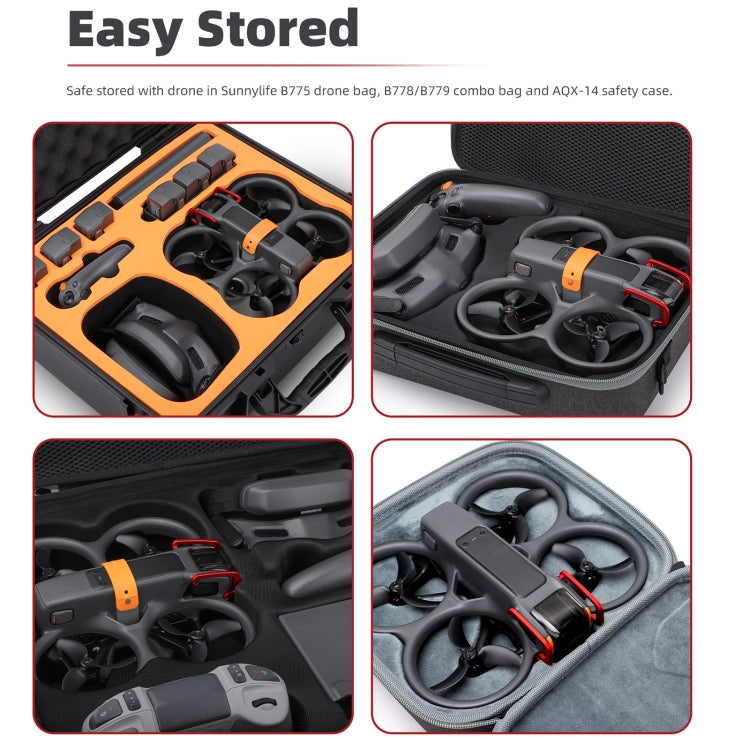For DJI Avata 2 Sunnylife Gimbal Aluminum Anti-collision Bumper (Red) - Other by Sunnylife | Online Shopping South Africa | PMC TechLife | Buy Now Pay Later Mobicred