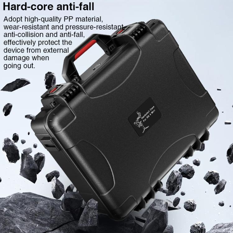 For DJI RS 4 Mini STARTRC PP Waterproof Shockproof Suitcase Portable Storage Box (Black) - free shipping - PMC TechLife - Order now!