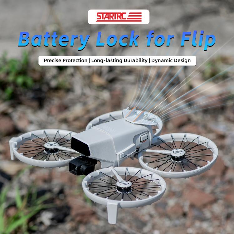 For DJI Flip STARTRC Battery Quick-release Flying Tail Cover (Grey) - free shipping - PMC TechLife - Order now!