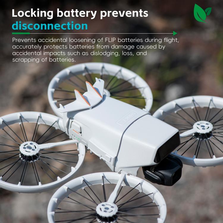 For DJI Flip STARTRC Battery Quick-release Flying Tail Cover (Grey) - free shipping - PMC TechLife - Order now!