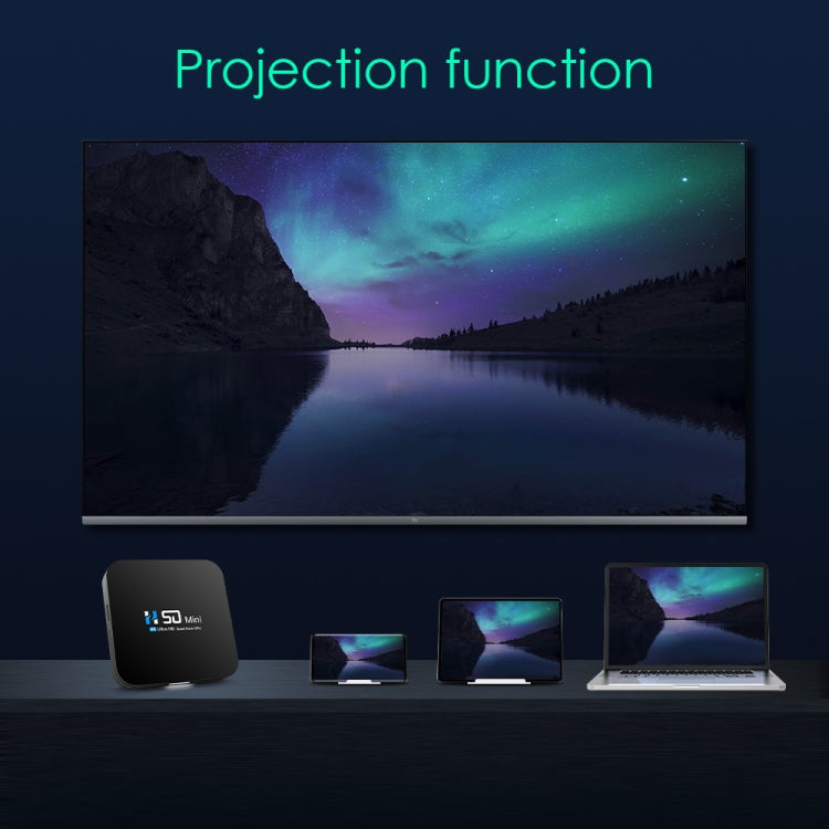 H50 Mini 4K Smart Network TV Box, Android 10.0, RK3318 Quad Core, 2GB+16GB, EU Plug - RK3318 by PMC TechLife | Online Shopping South Africa | PMC TechLife | Buy Now Pay Later Mobicred