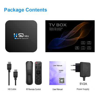 H50 Mini 4K Smart Network TV Box, Android 10.0, RK3318 Quad Core, 2GB+32GB, AU Plug - RK3318 by PMC Jewellery | Online Shopping South Africa | PMC Jewellery | Buy Now Pay Later Mobicred