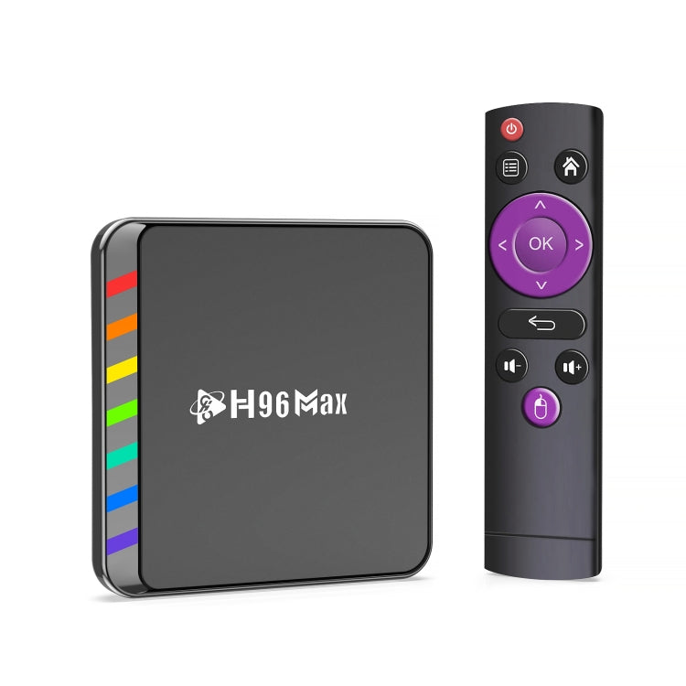 H96 Max W2 4K Ultra HD Android 11.0 Smart TV Box with Remote Control, Amlogic S905W2 Quad-Core, 2GB+16GB(UK Plug) - Amlogic S905 by PMC Jewellery | Online Shopping South Africa | PMC Jewellery | Buy Now Pay Later Mobicred