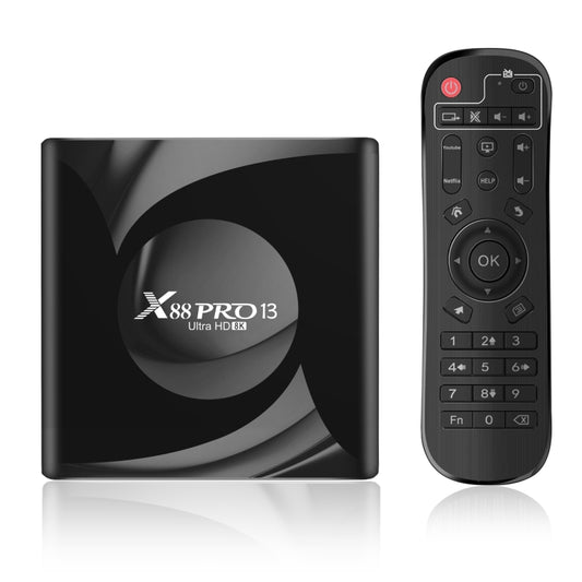 X88 Pro 13 Android 13.0 Smart TV Box with Remote Control, RK3528 Quad-Core, 2GB+16GB (US Plug) - Others by PMC Jewellery | Online Shopping South Africa | PMC Jewellery | Buy Now Pay Later Mobicred