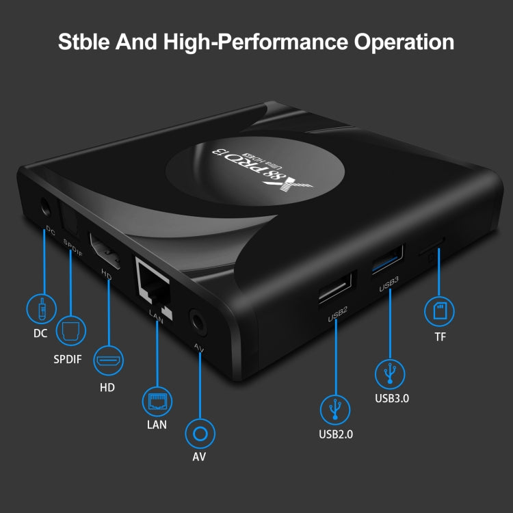 X88 Pro 13 Android 13.0 Smart TV Box with Remote Control, RK3528 Quad-Core, 2GB+16GB (AU Plug) - Others by PMC TechLife | Online Shopping South Africa | PMC TechLife | Buy Now Pay Later Mobicred