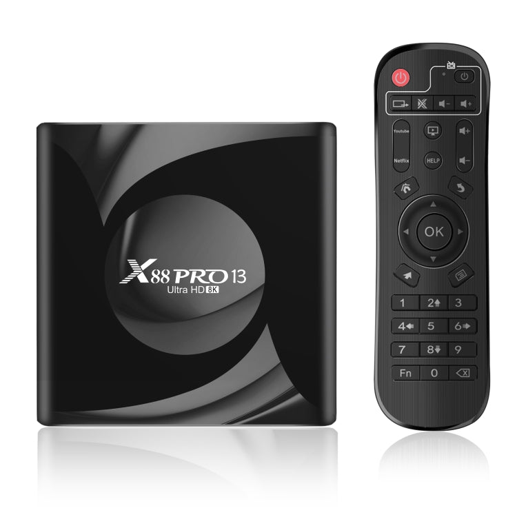 X88 Pro 13 Android 13.0 Smart TV Box with Remote Control, RK3528 Quad-Core, 4G+32GB(UK Plug) - Others by PMC TechLife | Online Shopping South Africa | PMC TechLife | Buy Now Pay Later Mobicred