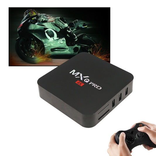 MXQ PROi 1080P 4K HD Smart TV BOX with Remote Controller, Android 7.1 S905W Quad Core Cortex-A53 Up to 2GHz, RAM: 1GB, ROM: 8GB, Support WiFi, AU Plug - Amlogic S905 by PMC Jewellery | Online Shopping South Africa | PMC Jewellery | Buy Now Pay Later Mobicred