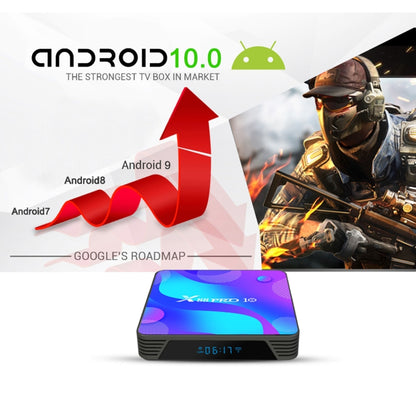 X88 Pro 10 4K Ultra HD Android TV Box with Remote Controller, Android 10.0, RK3318 Quad-Core 64bit Cortex-A53, 4GB+32GB, Support Bluetooth / Dual-Band WiFi / TF Card / USB / AV / Ethernet(UK Plug) - RK3318 by PMC Jewellery | Online Shopping South Africa | PMC Jewellery | Buy Now Pay Later Mobicred