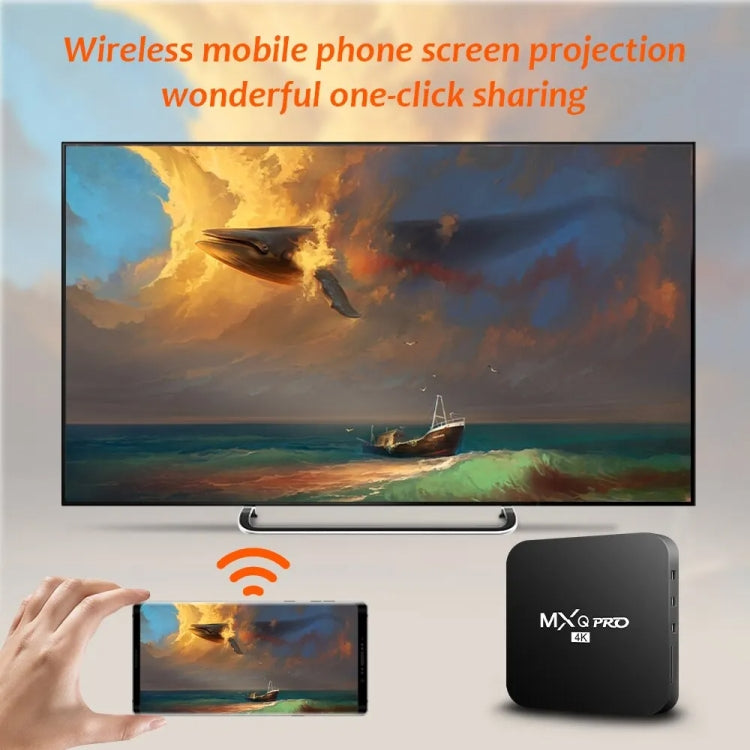 MXQ Pro 4K TV Box Rockchip RK3228A Quad Core CPU Android 7.1, 1GB+8GB wtih Remote Control, US Plug - RK3228A by PMC TechLife | Online Shopping South Africa | PMC TechLife | Buy Now Pay Later Mobicred