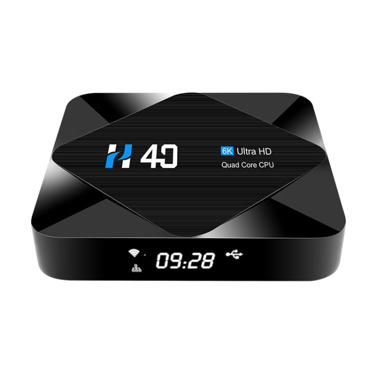 H40 4K Ultra HD Smart TV BOX Android 10.0 Media Player with Remote Control, Quad-core, RAM: 4GB, ROM: 32GB(EU Plug) - Amlogic S905 by PMC Jewellery | Online Shopping South Africa | PMC Jewellery | Buy Now Pay Later Mobicred