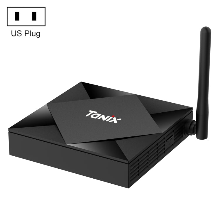 TANIX TX6s 4K Smart TV BOX Android 10 Media Player with Remote Control, Quad Core Allwinner H616, RAM: 4GB, ROM: 32GB, 2.4GHz/5GHz WiFi, Bluetooth, US Plug - Allwinner H6 by PMC Jewellery | Online Shopping South Africa | PMC Jewellery | Buy Now Pay Later Mobicred