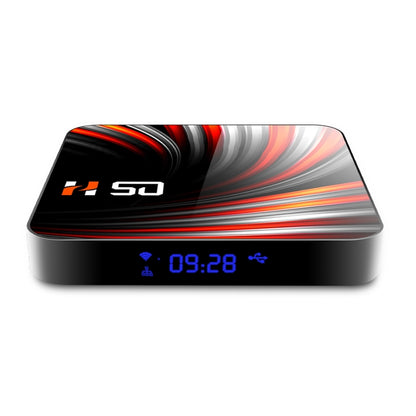 H50 4K Smart TV BOX Android 10.0 Media Player with Remote Control, Quad Core RK3318, RAM: 4GB, ROM: 32GB, 2.4GHz/5GHz WiFi, Bluetooth, AU Plug - RK3318 by PMC Jewellery | Online Shopping South Africa | PMC Jewellery | Buy Now Pay Later Mobicred