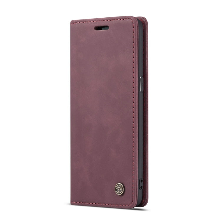 CaseMe-013 Multifunctional Retro Frosted Horizontal Flip Leather Case with Card Slot & Holder & Wallet for Galaxy S8(Wine Red) - Galaxy Phone Cases by CaseMe | Online Shopping South Africa | PMC Jewellery | Buy Now Pay Later Mobicred