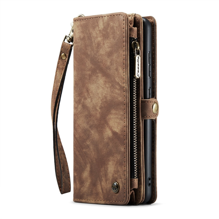 CaseFor Samsung Galaxy A70 CaseMe-008 Detachable Multifunctional Flip Leather Phone Case(Brown) - free shipping - PMC Jewellery - Order now!