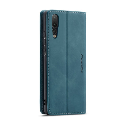 CaseMe-013 Multifunctional Horizontal Flip Leather Case with Card Slot & Holder  for Huawei P20(Blue) - Huawei Cases by CaseMe | Online Shopping South Africa | PMC Jewellery | Buy Now Pay Later Mobicred