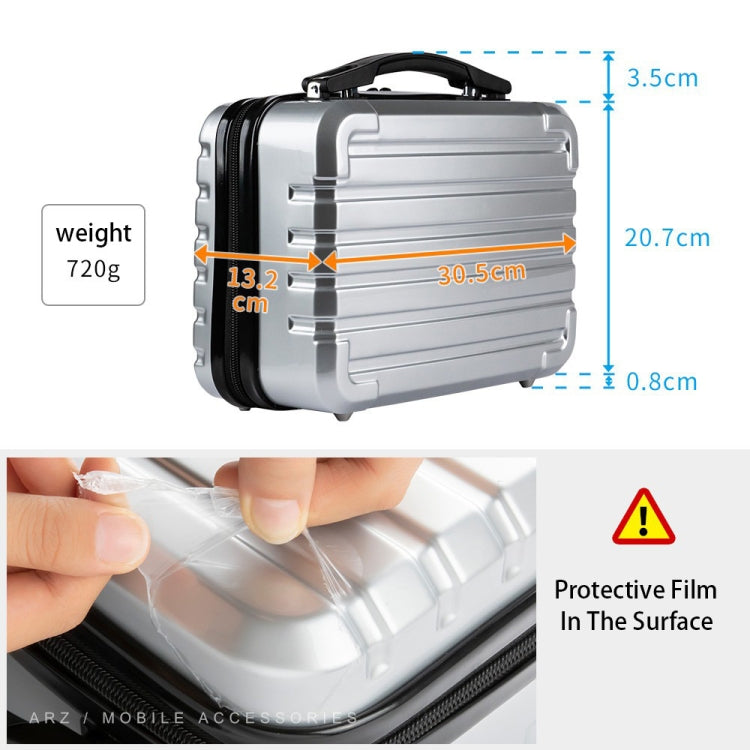 ls-S004 Portable Waterproof Drone Handbag Storage Bag for DJI Mavic Mini 2(Silver + Black Liner) - Carry Cases & Bags by PMC Jewellery | Online Shopping South Africa | PMC Jewellery | Buy Now Pay Later Mobicred