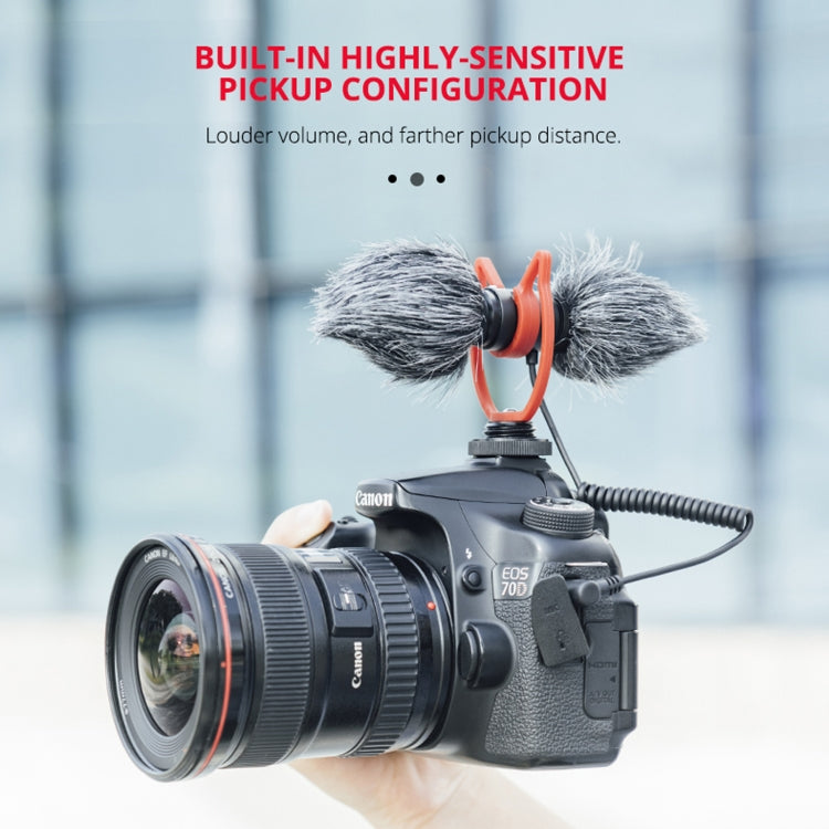 YELANGU MIC11 SLR Camera Mobile Phone Two-way Recording Microphone - Microphone by YELANGU | Online Shopping South Africa | PMC Jewellery | Buy Now Pay Later Mobicred