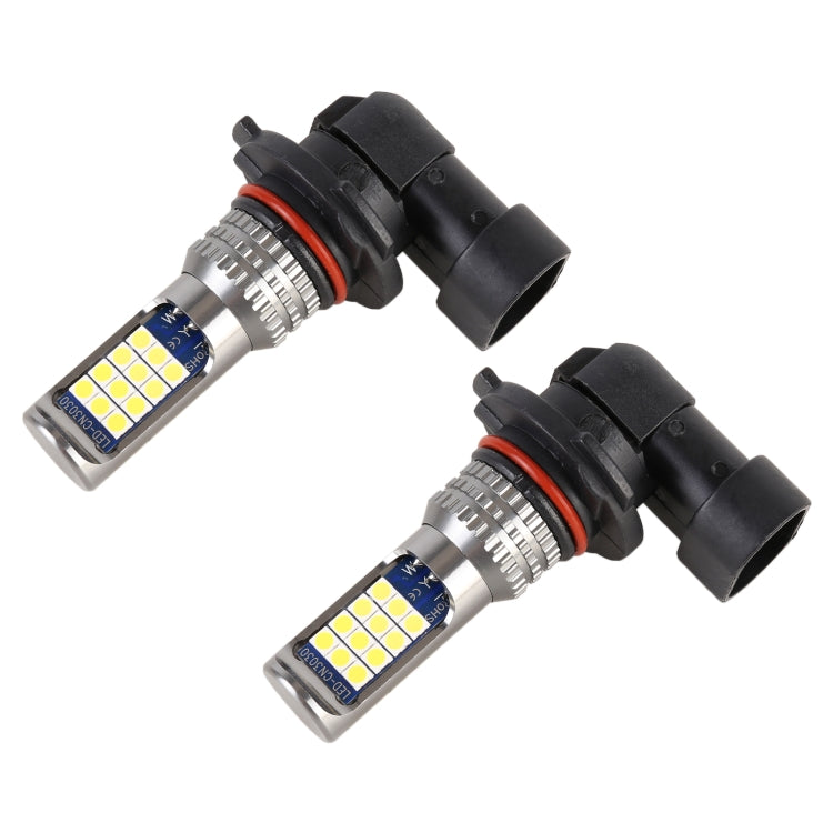 9005 2 PCS DC12-24V / 8.6W Car Fog Lights with 24LEDs SMD-3030 & Constant Current, Bag Packagin(White Light) - Fog / Driving Lights by PMC Jewellery | Online Shopping South Africa | PMC Jewellery | Buy Now Pay Later Mobicred