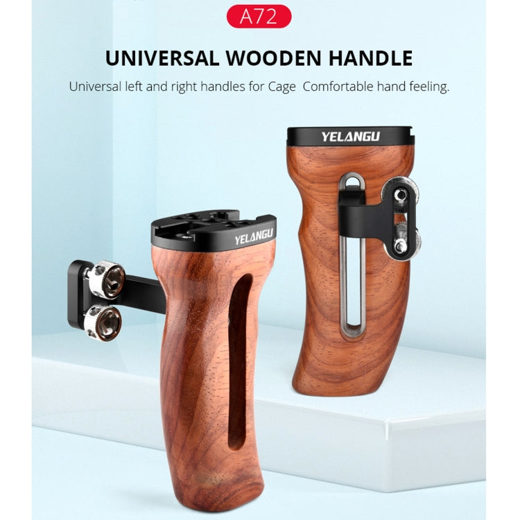 YELANGU A72 Universal Camera Wooden Handle - free shipping - PMC TechLife - Order now!