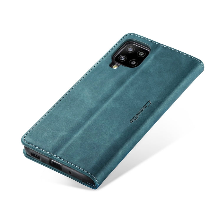 For Samsung Galaxy A42 5G CaseMe-013 Multifunctional Retro Frosted Horizontal Flip Leather Case with Card Slot & Holder & Wallet(Blue) - Galaxy Phone Cases by CaseMe | Online Shopping South Africa | PMC Jewellery | Buy Now Pay Later Mobicred