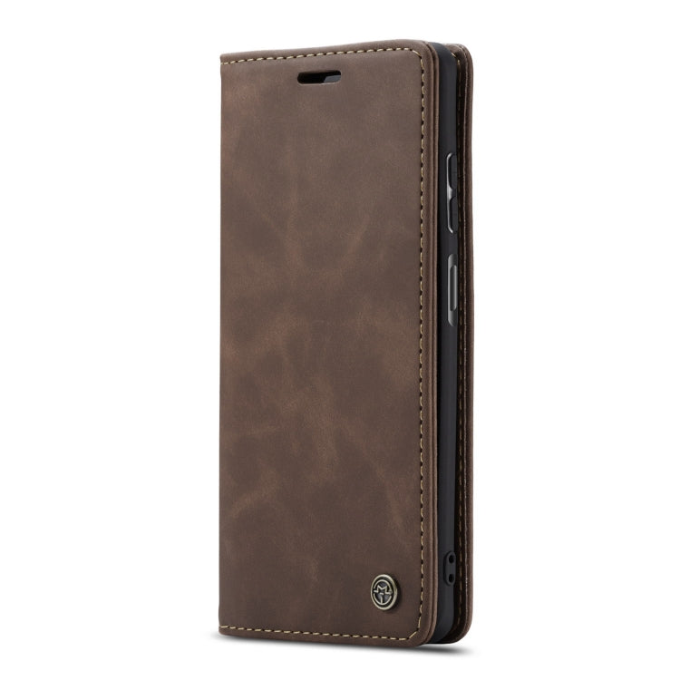 For Huawei P Smart 2021 CaseMe-013 Multifunctional Retro Frosted Horizontal Flip Leather Case with Card Slot & Holder & Wallet(Coffee) - Huawei Cases by CaseMe | Online Shopping South Africa | PMC Jewellery | Buy Now Pay Later Mobicred