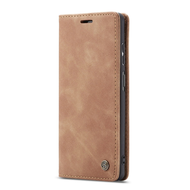 For Huawei P Smart 2021 CaseMe-013 Multifunctional Retro Frosted Horizontal Flip Leather Case with Card Slot & Holder & Wallet(Brown) - Huawei Cases by CaseMe | Online Shopping South Africa | PMC Jewellery | Buy Now Pay Later Mobicred