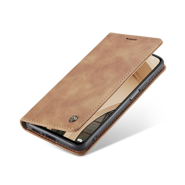 For Xiaomi Mi 10T 5G / 10T Pro 5G CaseMe-013 Multifunctional Retro Frosted Horizontal Flip Leather Case with Card Slot & Holder & Wallet(Brown) - Xiaomi Cases by CaseMe | Online Shopping South Africa | PMC Jewellery | Buy Now Pay Later Mobicred